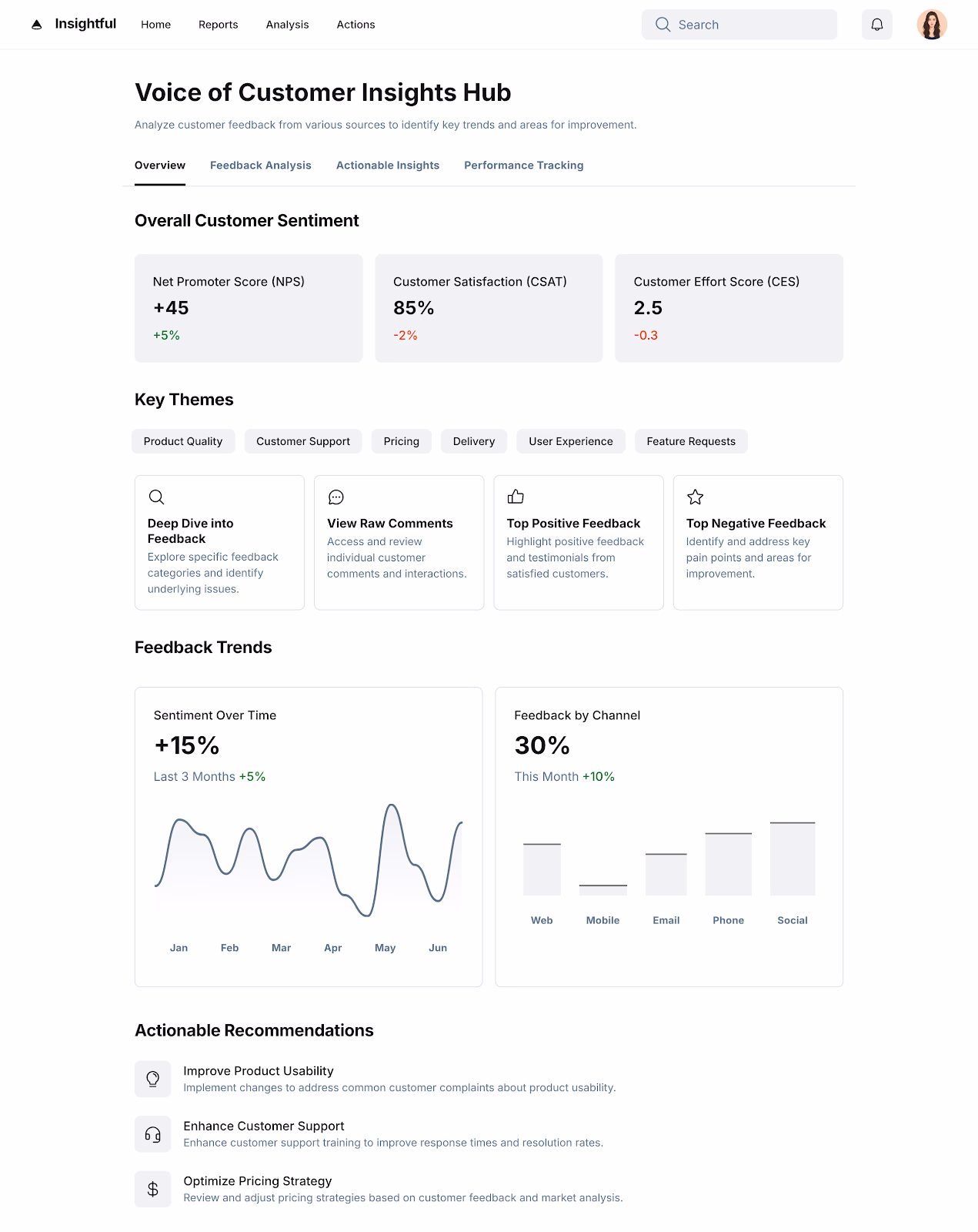 Voice of Customer Insights Hub