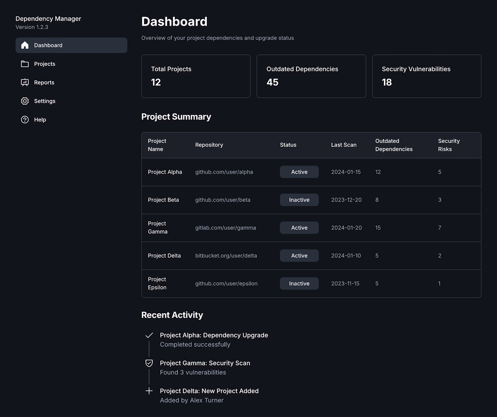 Smart Dependency & Version Upgrade Assistant