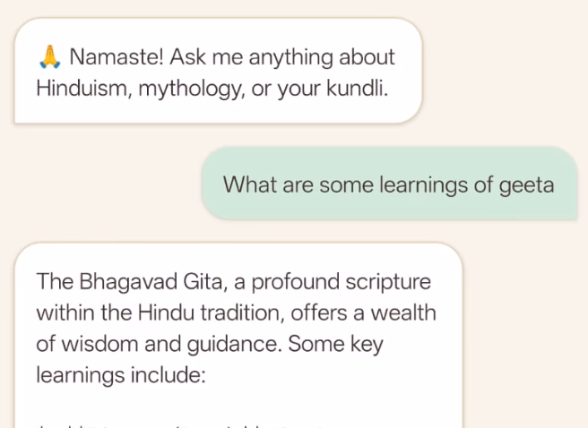 Conversational Hindu Knowledge Assistant