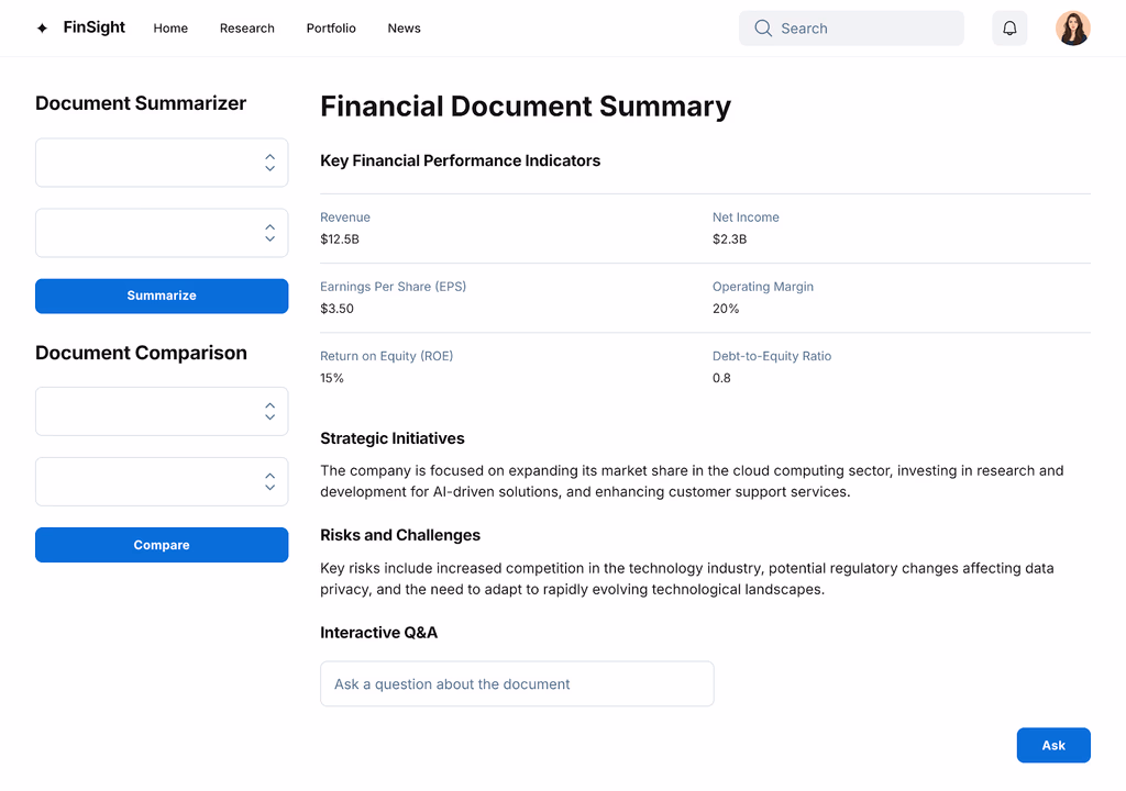 Financial Document Summarizer