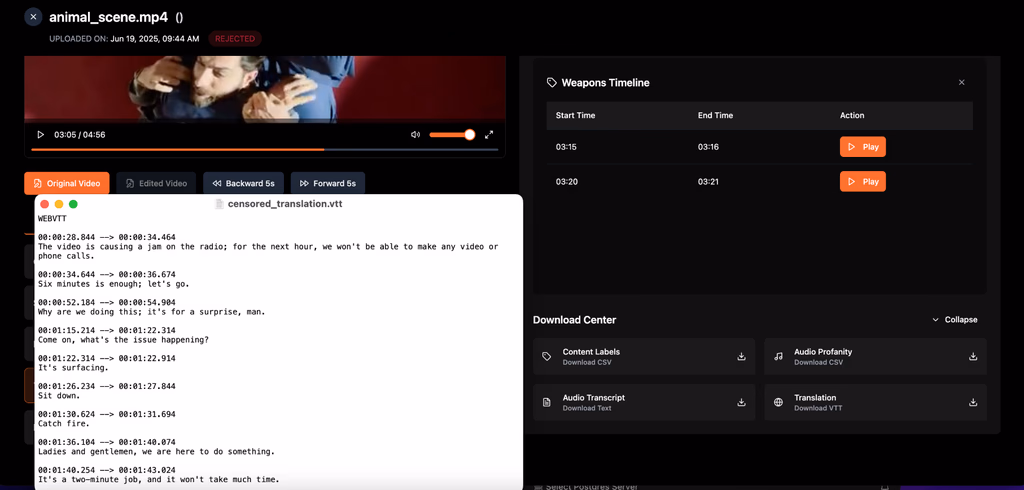 Convert Video Audio into Searchable Transcripts