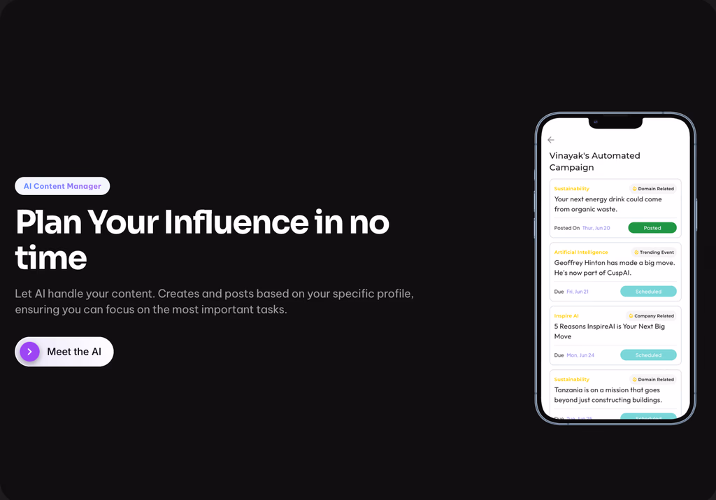 AI Powered Scheduler for Thought Leadership Content